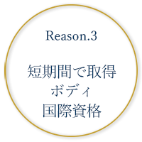 短期間で取得 ボディ国際資格